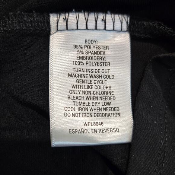 JM Collection Floral Embroidered Tunic Top Handkerchief Hem Sz XL Holidays - Picture 10 of 10